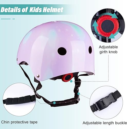 Miniatura 3 de Bienbee - Casco para niños pequeños, casco de patineta para bicicleta, equilibrio, bicicleta, scooter, para niñas y niños de 3-5-8-14 años