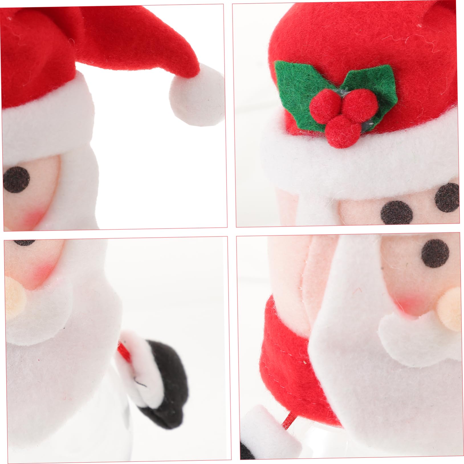 10piezas Cajas De De Navidad Muñecos De Papá Noel Contenedores y Tienda