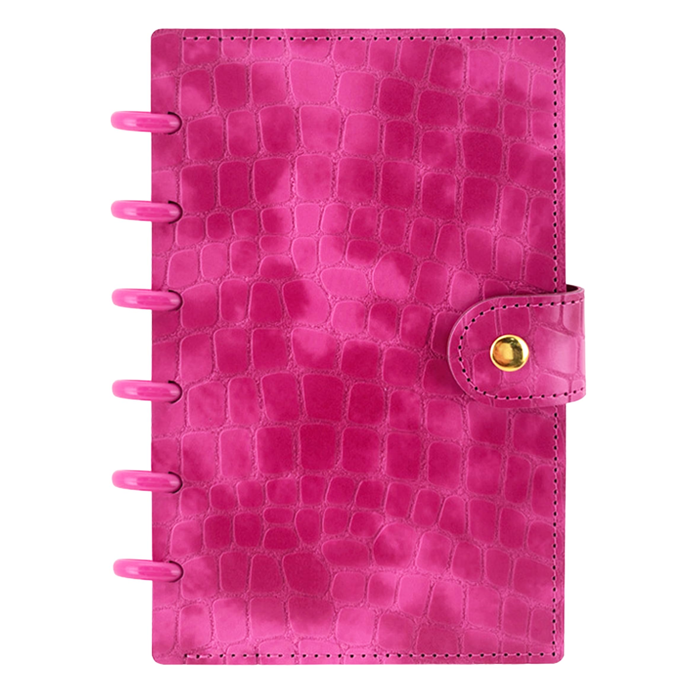 Carpeta de ahorro rosa para organizar tus retos financieros en casa de forma bonita