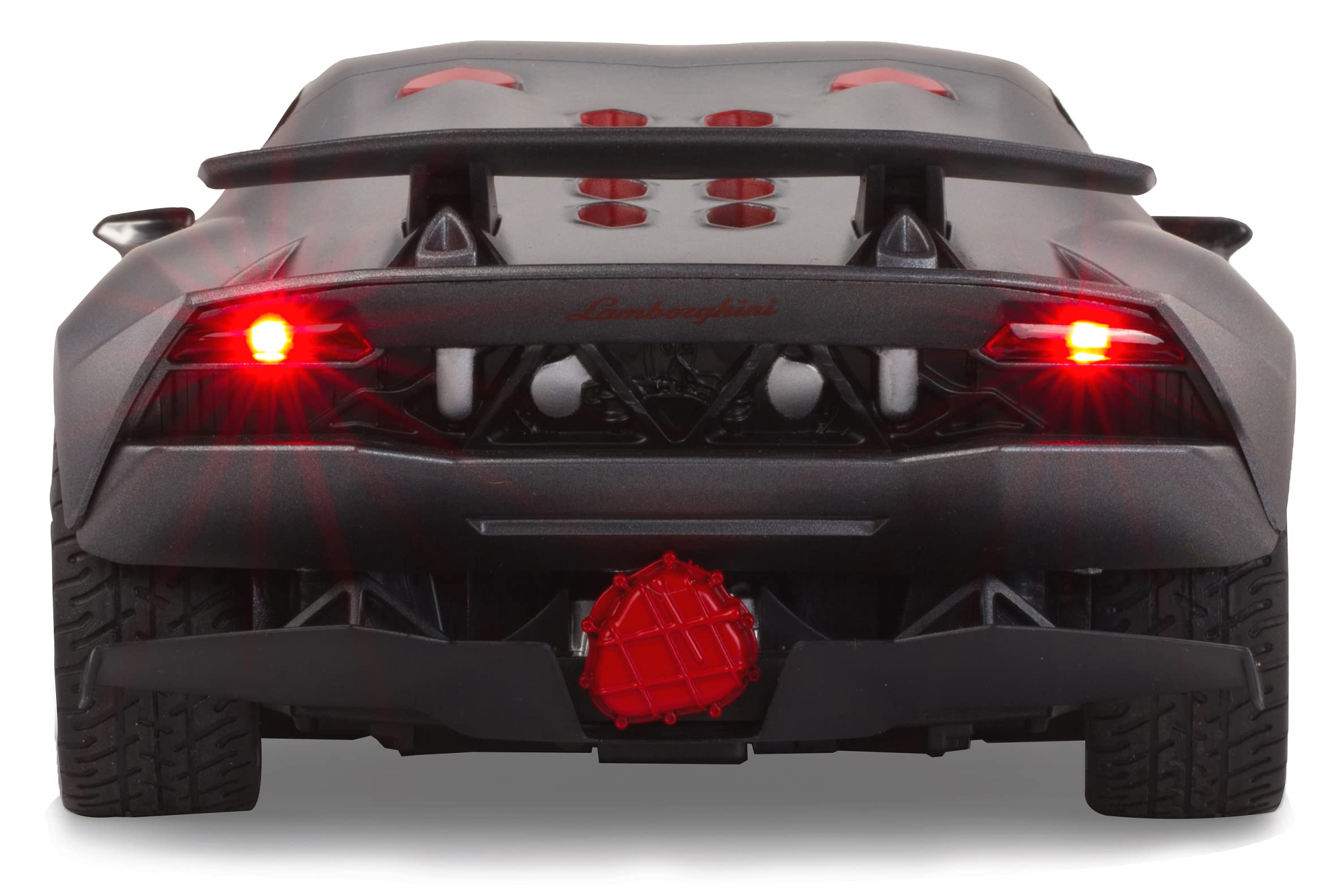 JAMARA 402112 Lamborghini Sesto Elemento 1:14 2,4 GHz-oficjalnie licencjonowany, wierne odwzorowanie szczegółów wnętrza, lakierowanie wierne, zdalnie sterowany samochód RC, szary