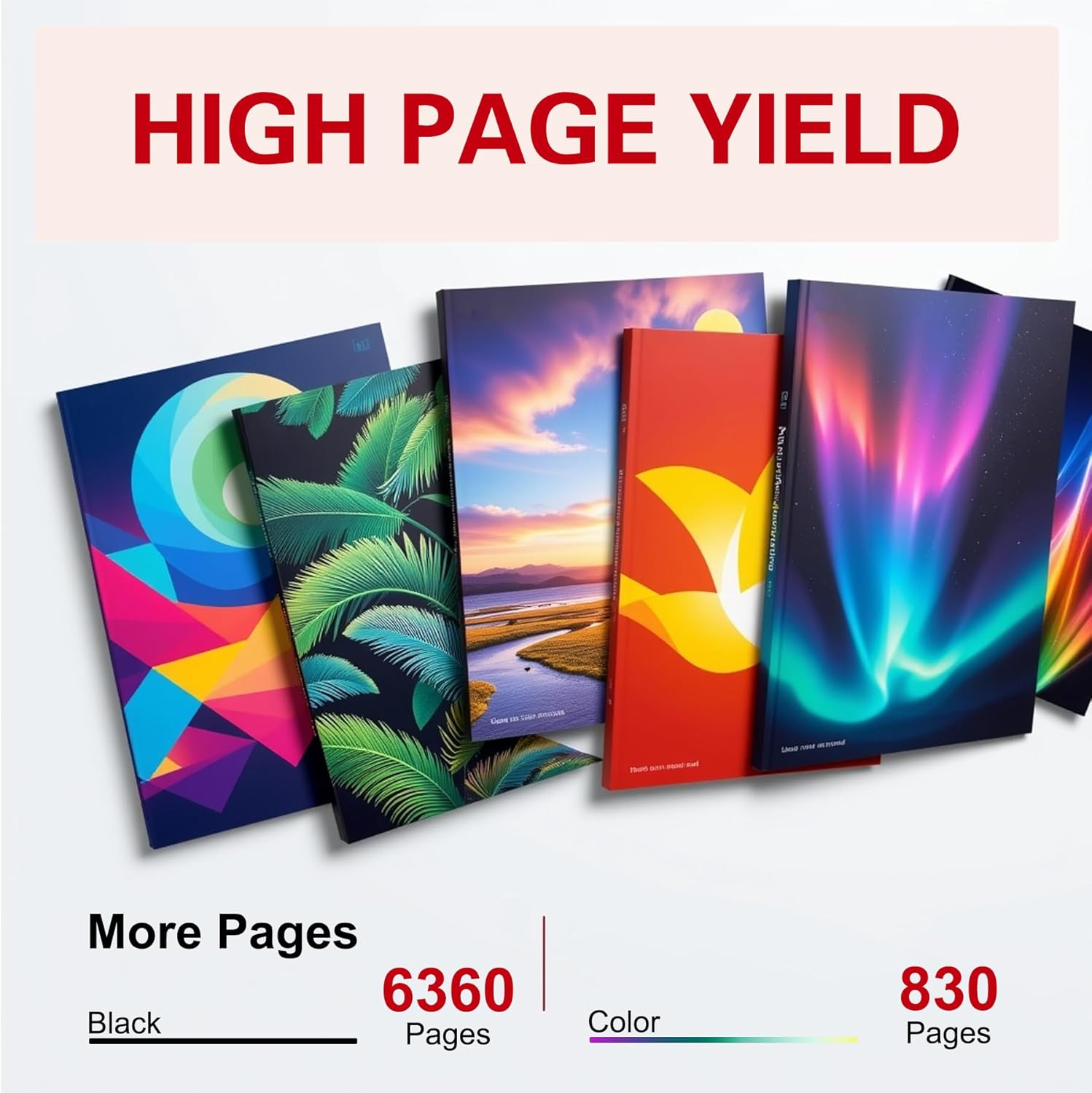 PGI-280 XXL/CLI-281 XXL Ink Cartridge 5 Color Value Pack Replacement for Canon 280 281 Ink Cartridges Compatible with Printer TR8520 TR8620 TR7520 TR8600 TS6120 TS6220 TS9120