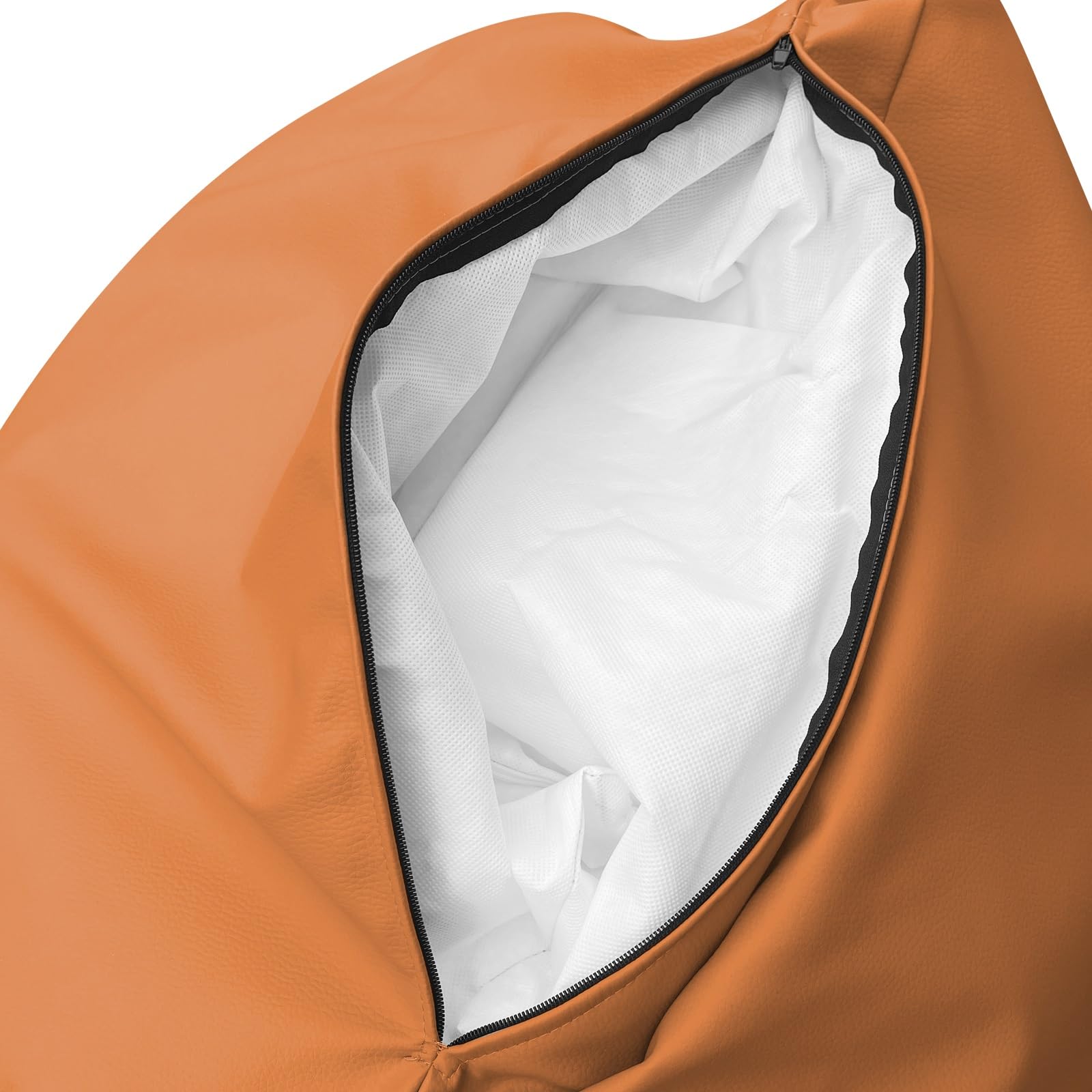 Pouf TERA In Ecopelle 78x78x93cm - Poltroncina Comoda Per Interni Ed Esterni, Antimacchia E Idrorepellente - Foto 8