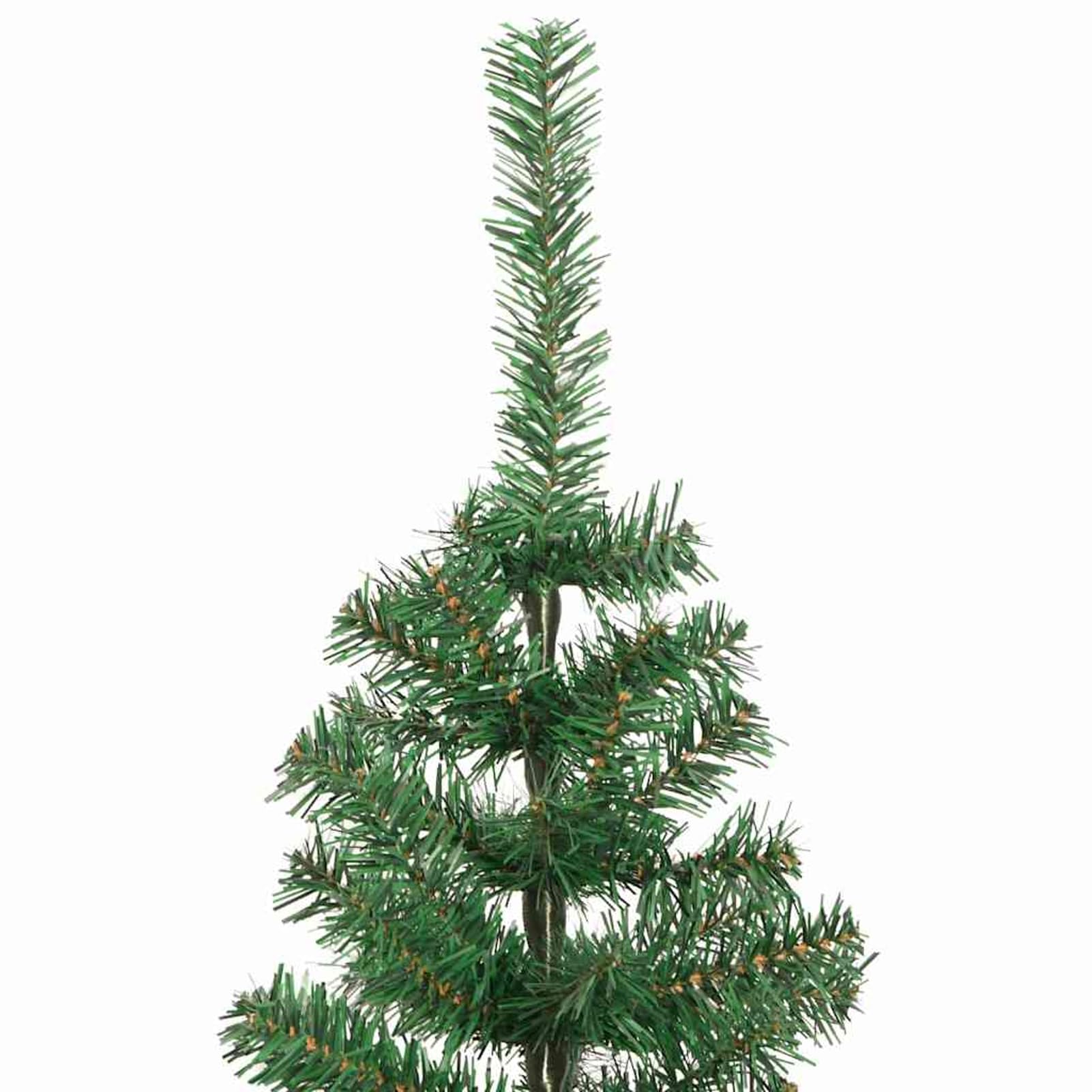 Albero di Natale Artificiale 120 cm Verde con 230 Punte in PVC, Base Inclusa, per Interni ed Esterni Riparati, Facile da Montare