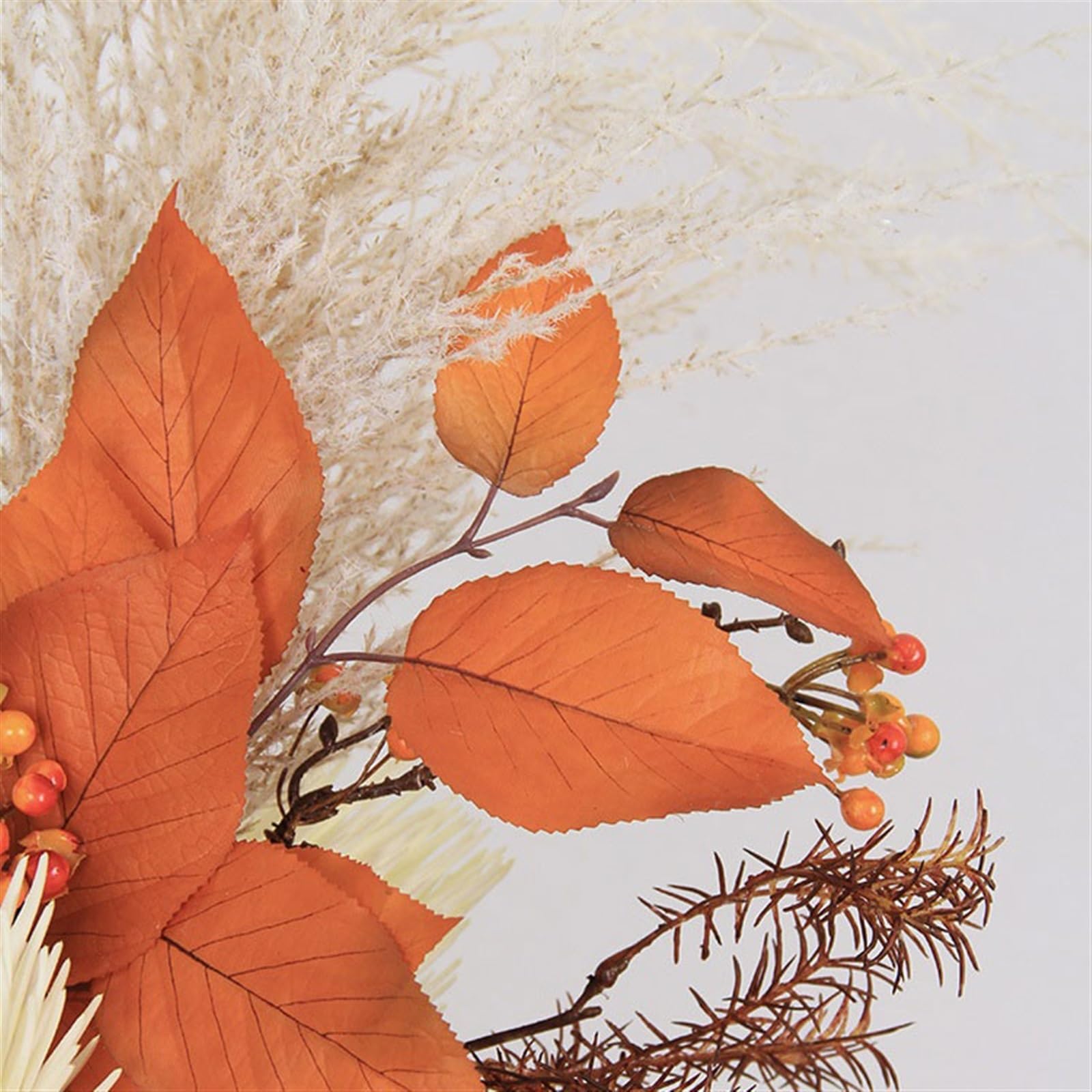 Fiori Artificiali Set di Fiori Cinesi in Ceramica for Fiori di Simulazione, Tavolo Floreale Arancione, Mobile TV, Composizione di Fiori Artificiali Fiori Finti
