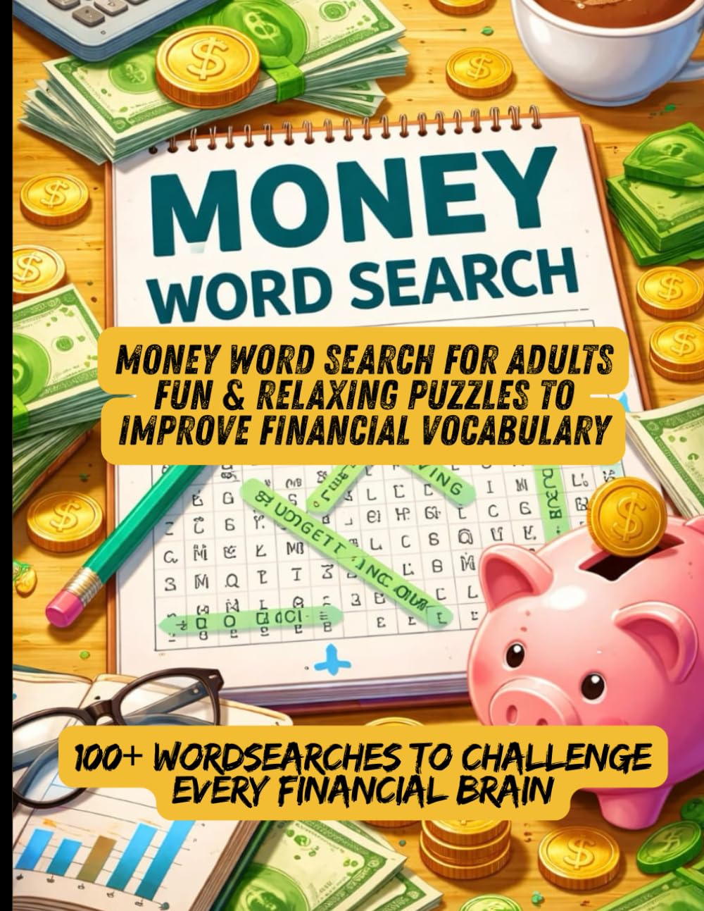 Money Word Search for Adults Fun & Relaxing Puzzles to Improve Financial Vocabulary: 100+ Wordsearches to Challenge Every Financial Brain