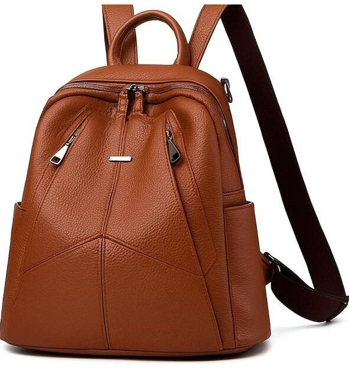 jaisom Stylish Women's Fashion Backpack Purses Multipurpose Design Handbags and Shoulder Bag (Front Mettle Brown_BZ)-picture-23