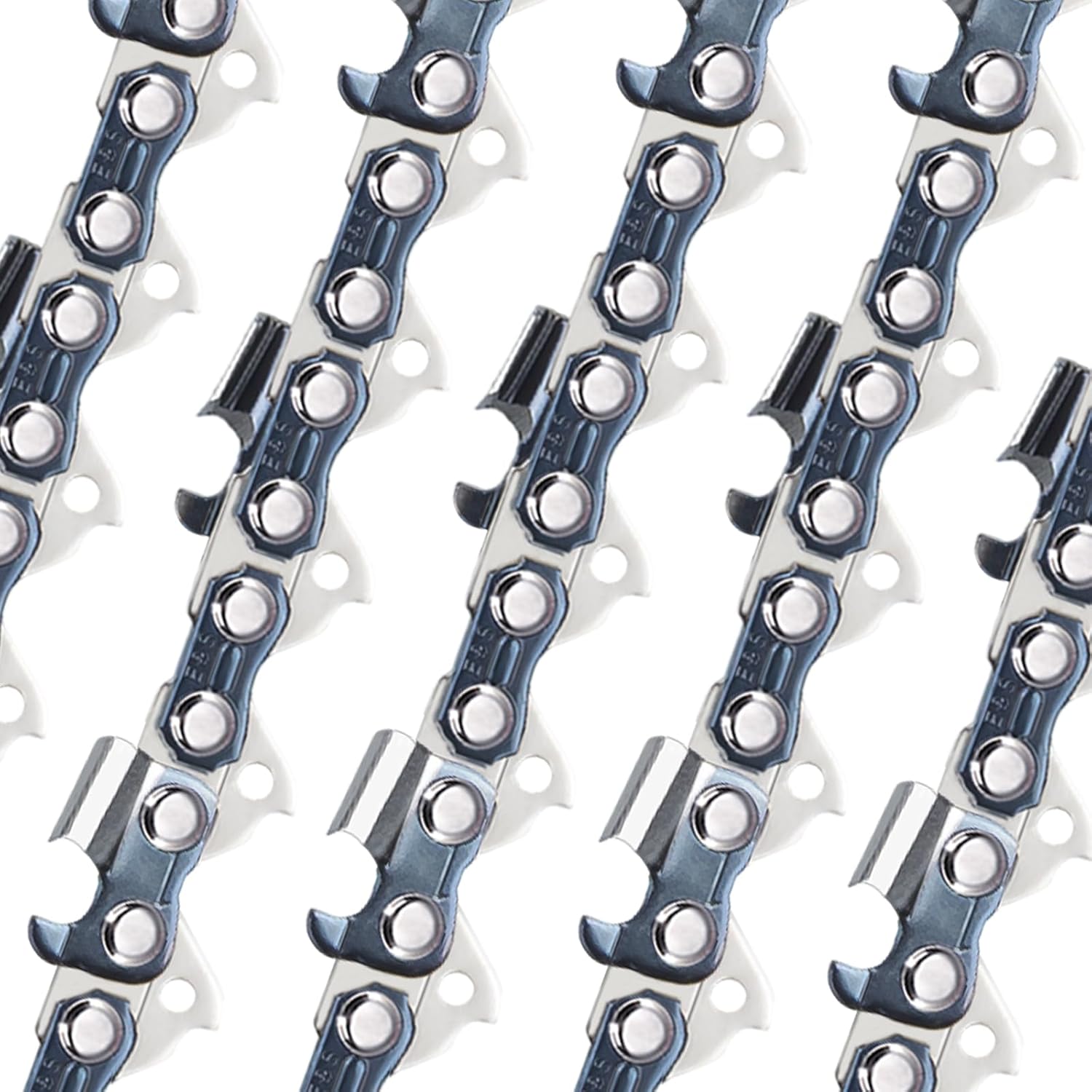 E & S 5 Pack 18 Inch Chainsaw Chain .325" Pitch .050" Gauge 68 Drive Links Semi-Chisel Chain Saw Chains for Oregon, Stihl, Husqvarna, Poulan, Craftsman, Greenworks and More Chainsaw Brands