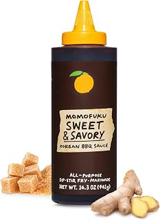 Momofuku Sweet & Savory Korean BBQ Sauce - Galbi-Style with Ginger, Pear & Soy for Grilling, Stir-Fry & Marinades
