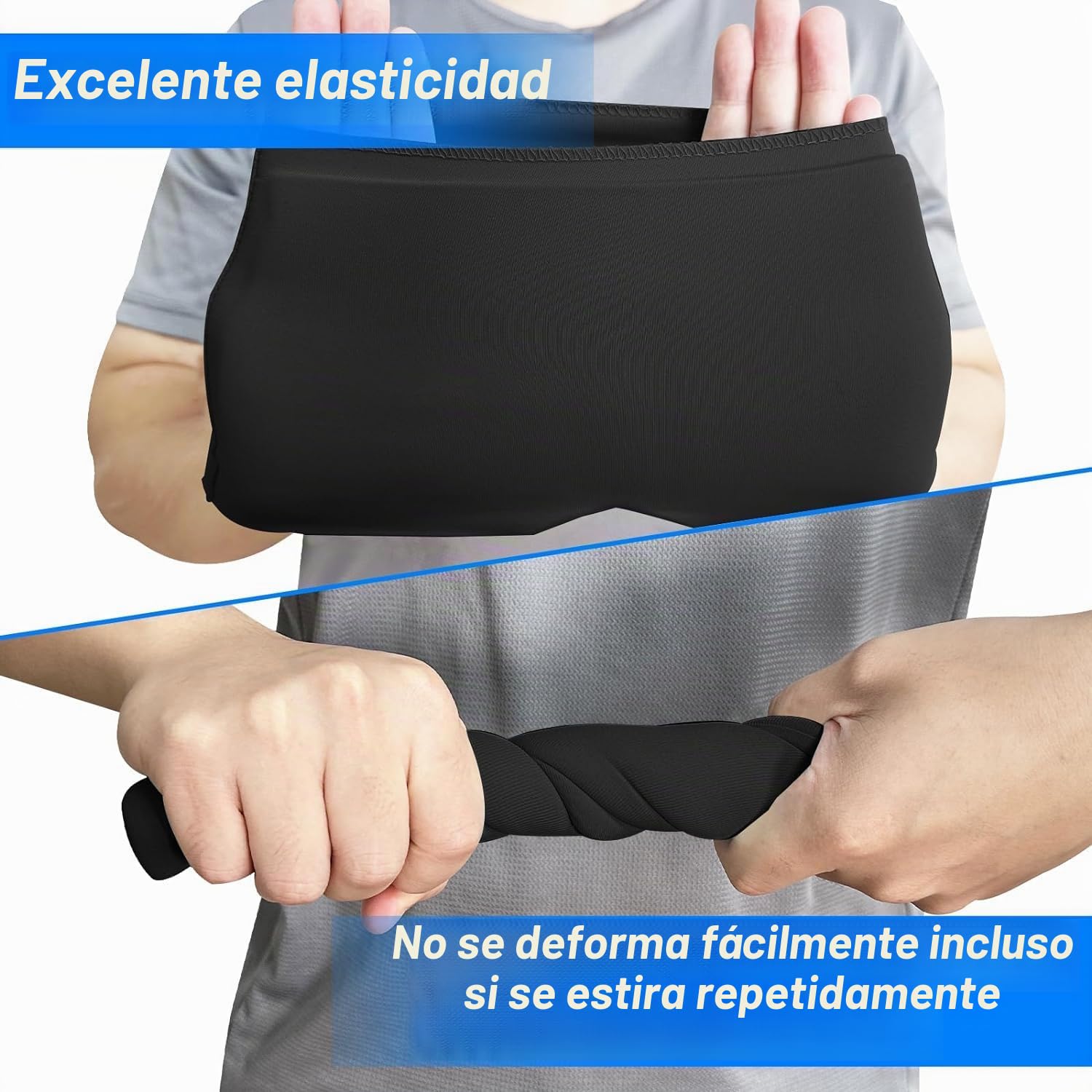 Alivio Para Migraña,Gorro De Gel Frío,Gorro De Gel Frio Migraña,Reutilizable De Compresas Frias Y Calientes,Negro,Kiuiom