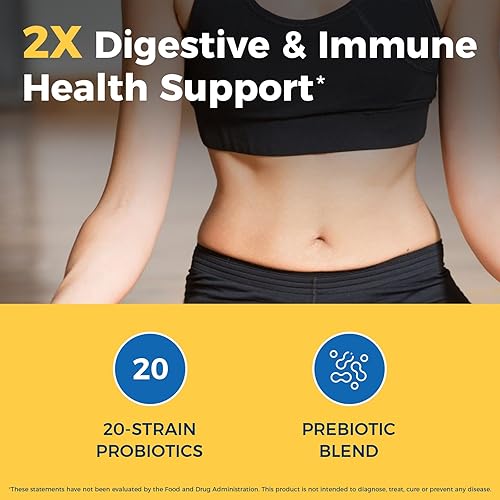 Miniatura 4 de NewRhythm Probióticos 50 mil millones de UFC, 20 cepas, 120 cápsulas vegetales, tecnología de liberación dirigida, resistente al ácido estomacal,