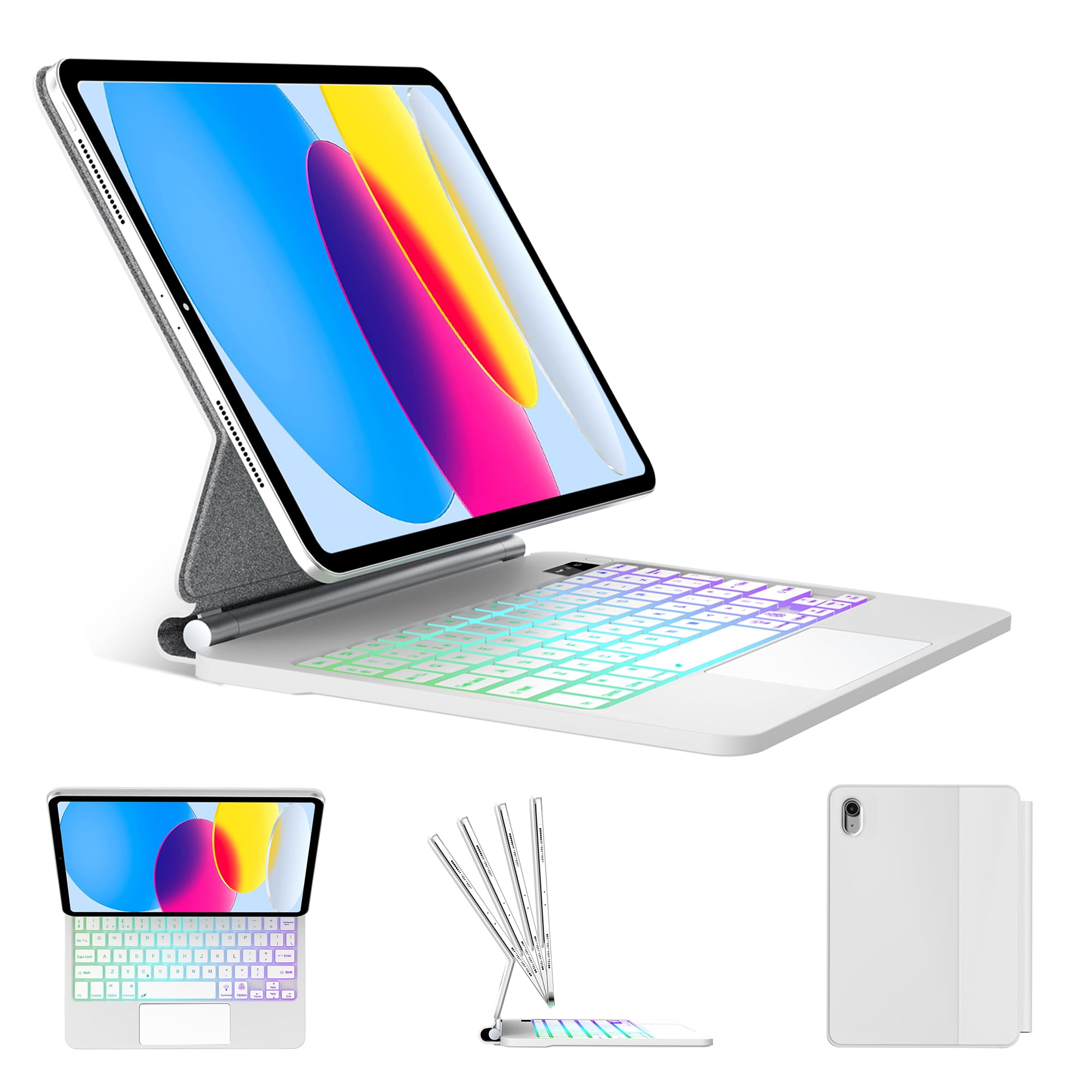 Amazon.com: Magic Folio Keyboard for iPad 11th (A16, 2025) / 10th