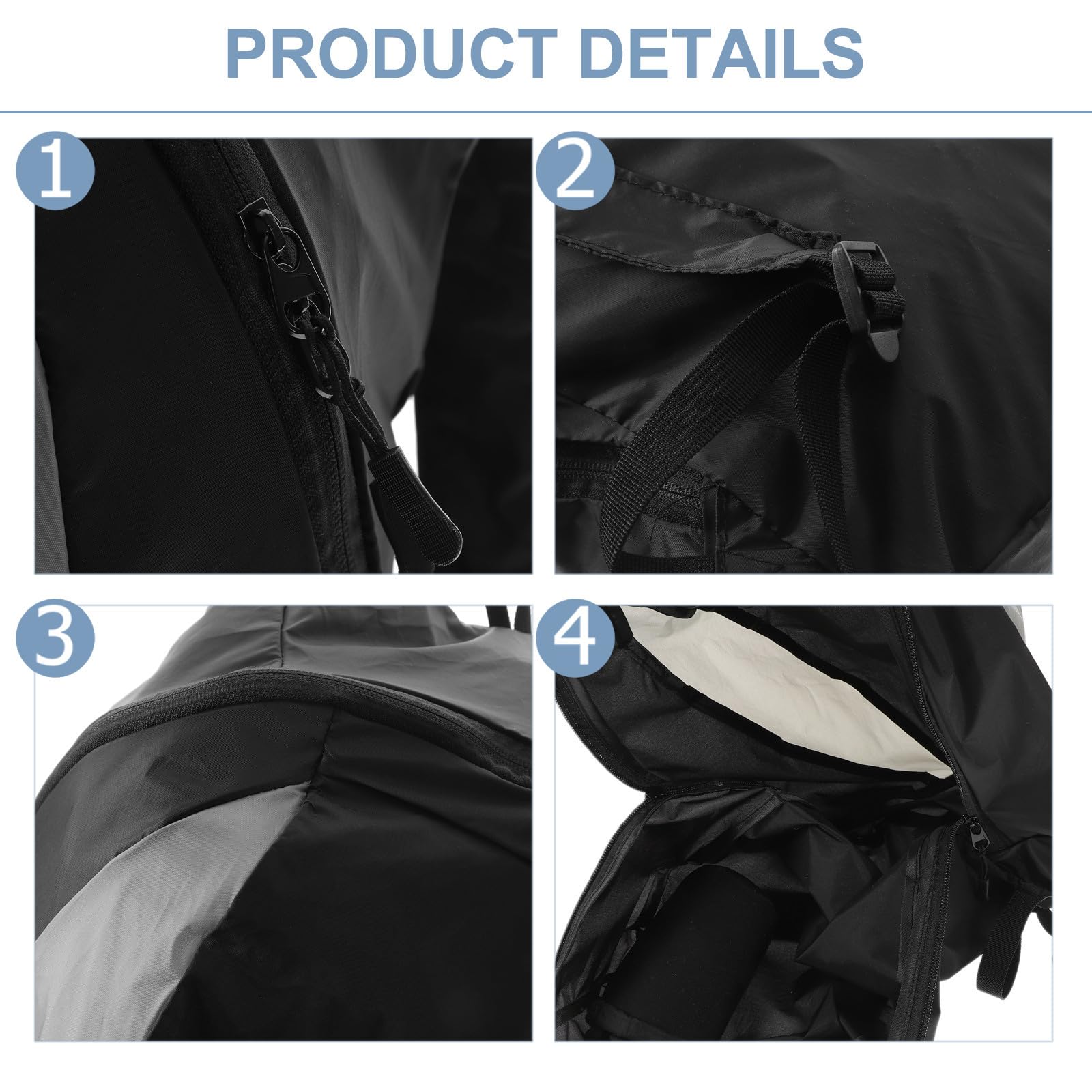 BESPORTBLE Bolsa de Casco de Ciclismo Bolsa de Hombro Bolsas de Gimnasio Accesorios de Mochila Bolsa de Viaje Organizador de balones de Interior Portador de balones Deportivos Nylon Black