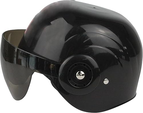 Miniatura 3 de Accesorio básico para disfraz de casco de piloto de caza negro para niños, Negro -