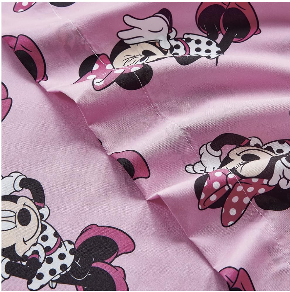 Parure de lit Minnie Mouse enfant 3 pièces Jay Franco linge de lit