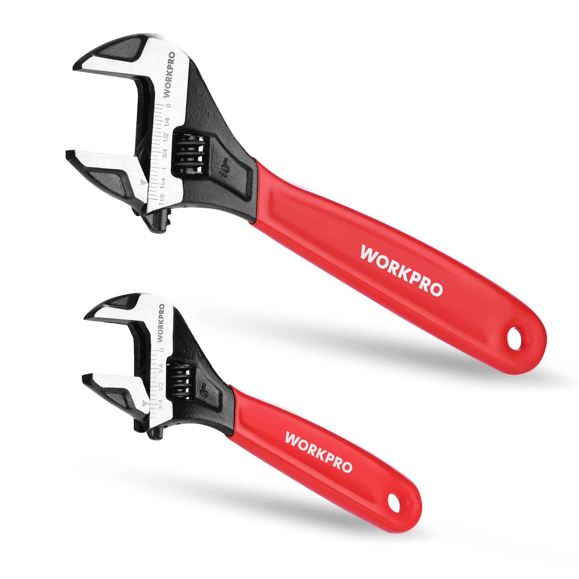WORKPRO 8-Inch Adjustable Wrench - Durable & Versatile -21