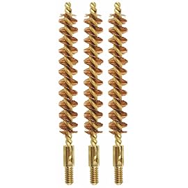 Tipton Best Gun Bore Brush .338 Cal/8mm 3-Pack Bronze Bristles for Removing Fouling and Residue in Barrel