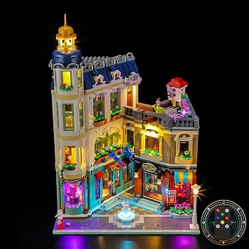 LIGHTAILING Light for Lego-11371 Icons Shopping Street - Led Lighting Kit Compatible with Lego Building Blocks Model Remote-Control Version - NOT Included The Model Set