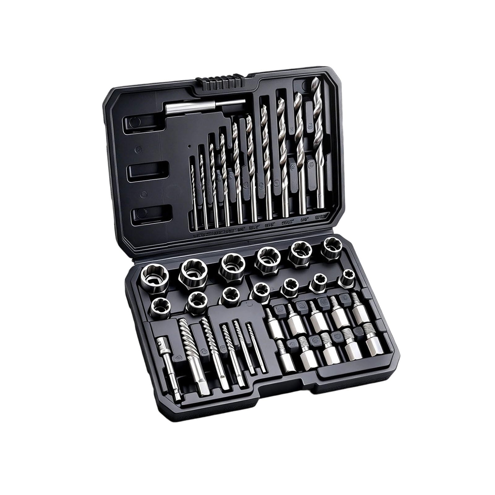 WEILWH Professional Ruptured Bolt Extractor Set for Stuck Nut and Bolts Removal with High Strength Alloy Steel Construction