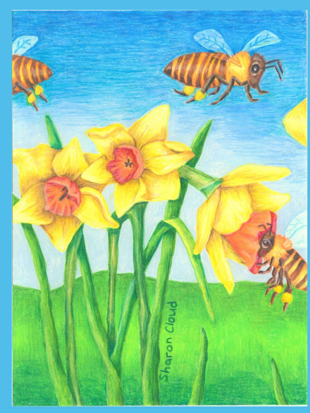 Journal Daffodils and Bumblebees parfait pour vos notes de jardinage
