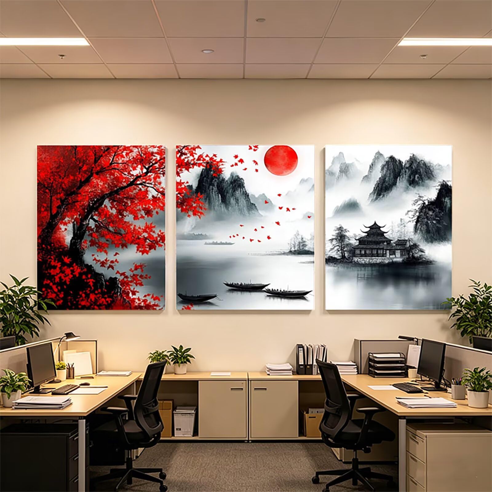 Japońskie zestawy sztuki diamentowej dla dorosłych, 5D DIY drzewo diamentowe malarstwo pełne zestawy wierteł 61 x 40 cm, kryształ górski do malowania według numerów, haft krzyżykowy do dekoracji domu