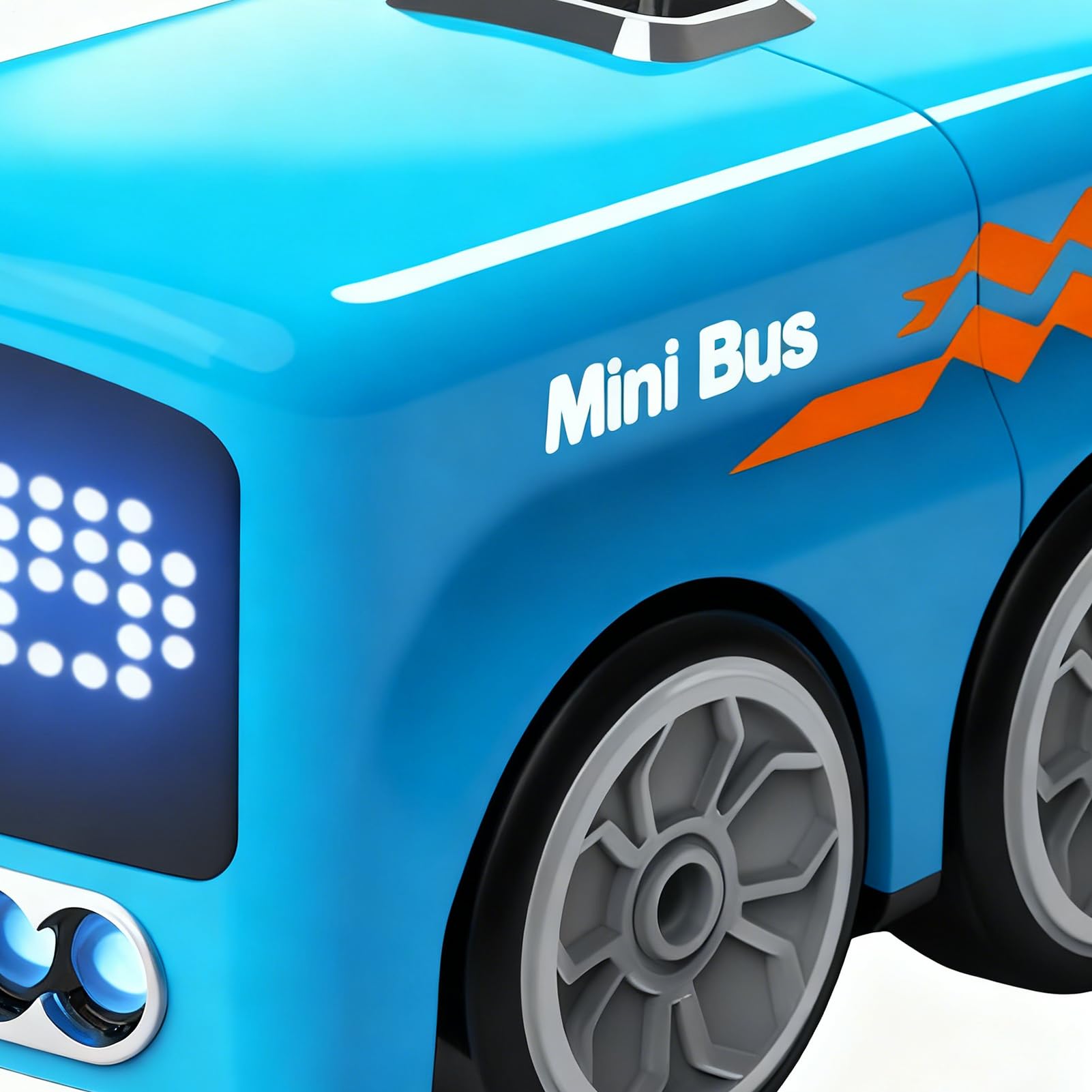 Mini Bus Télécommandé à Détection Gestuelle - Voiture RC Intelligente avec Capteur | Mode Suivi de Main et Évitement d'Obstacles, Jouet Interactif avec Lumières, Cadeau Anniversaire Fille 5-12 Ans