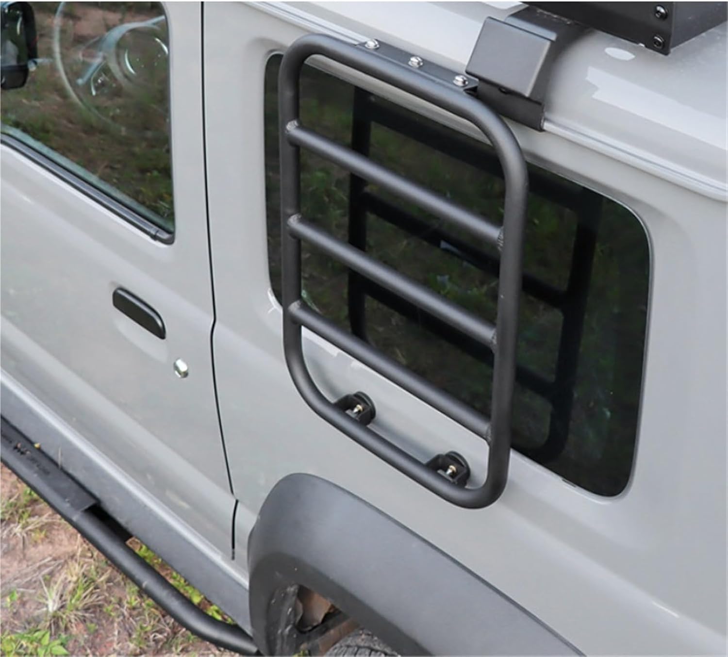 Window Ladder Rear Window Extension Climbing Ladder Climbing Protective Frames Compatible For Suzuki Jimny JB64W JB74W 2019 Accessories(B One Ladder)