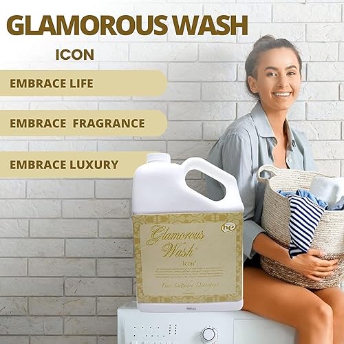 Miniatura 7 de Worldwide Nutrition Paquete Tyler Candle Company Glamorous Wash Icon Scent Detergente líquido para ropa  Detergente líquido de lujo para ropa