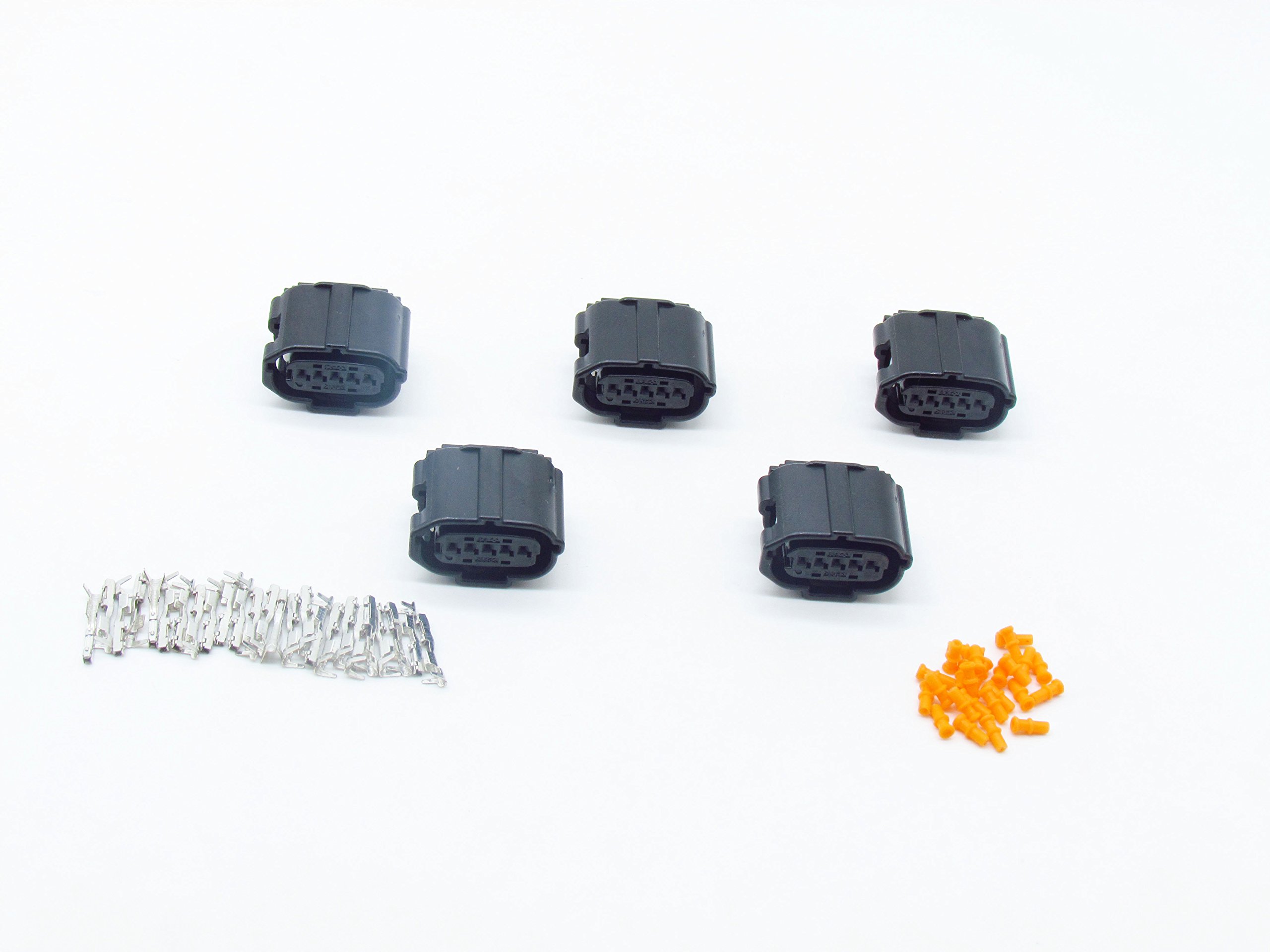 5 set 5 pin way Sumitomo TS Series Maf sensore nero connettore femmina impermeabile auto 6189 – 1046