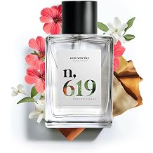 Noteworthy n,619 Hidden Coast Eau De Parfum Juniper, Geranium, Suede | Warm Woody Amber Fragrance with Aromatic Citrus Notes for Any Occasion | Long-lasting Unisex Perfume for Women & Men 100ml