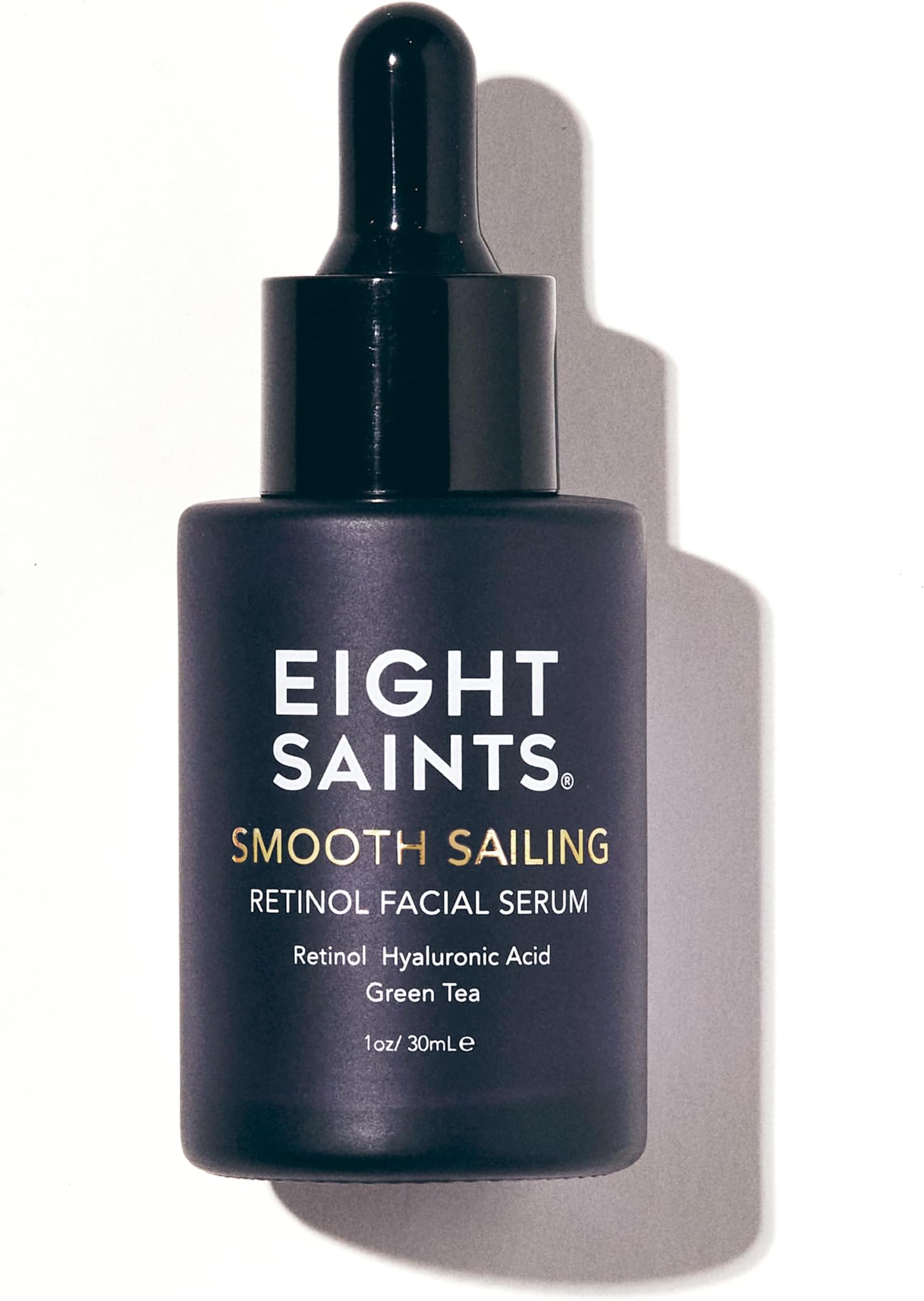 Eight Saints Retinol Skin Care Serum Treatment For Firming Face Lines & Eye Wrinkles, Deep Hydrating Facial Skincare Serum For Anti Aging, with Retinol, Hyaluronic Acid, and Green Tea, 1 Ounce