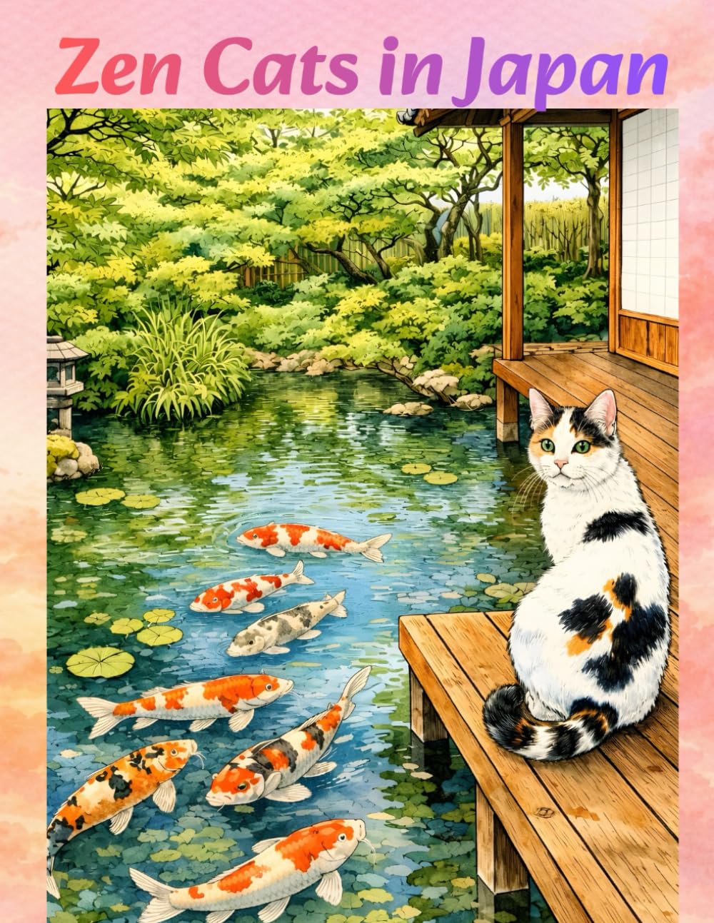 Zen Cats in Japan: Serene Japanese Scenes to Color for Calm & Mindfulness (Mindful Zen Cats)