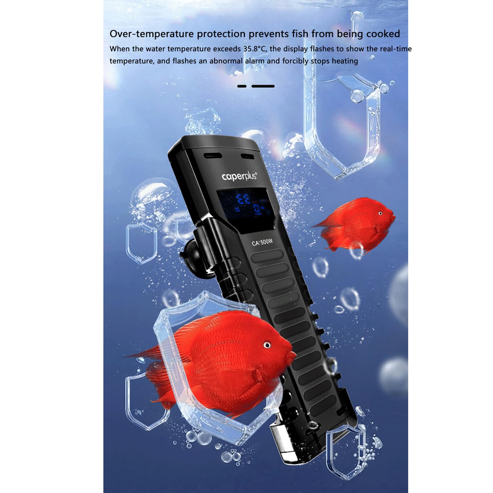 Asta di Riscaldamento Serbatoio Pesce Barra Riscaldamento Automatica Temperatura Costante per Il Risparmio Energetico,1000W