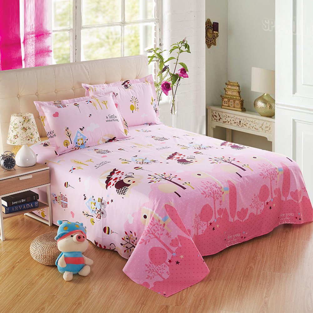 Draps en coton rembourré doux grand format 180x230cm enfant J