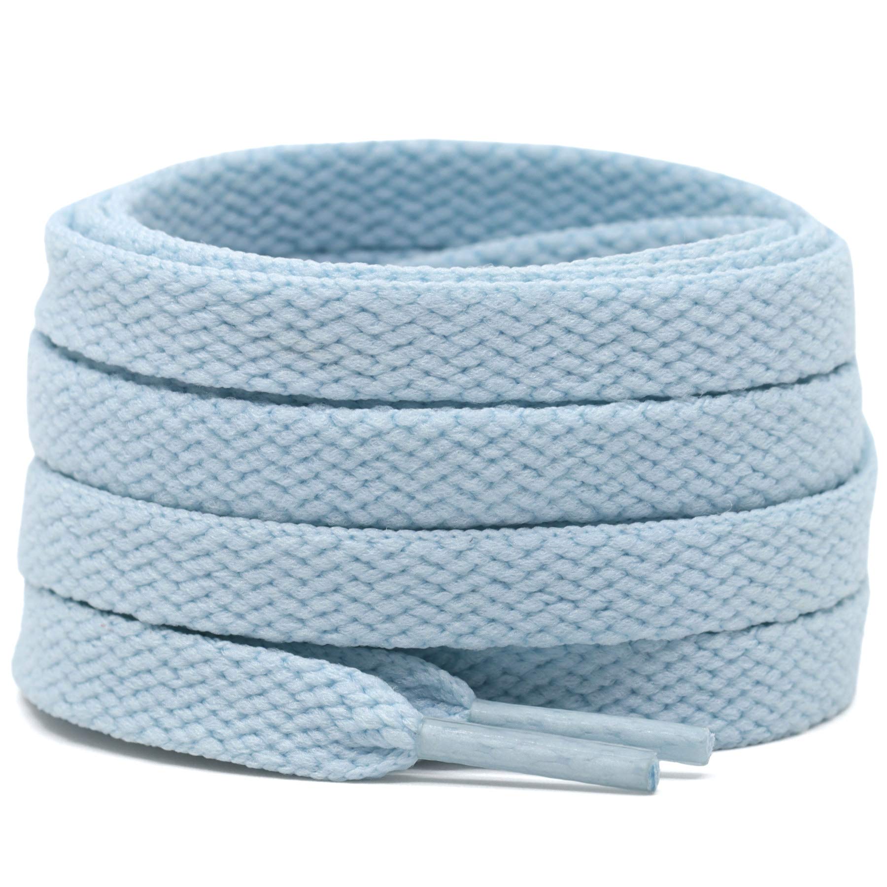 DELELE2 Pair Flat Shoe laces 5/16" Wide Shoelaces for Athletic Running Sneakers Shoes Boot Strings