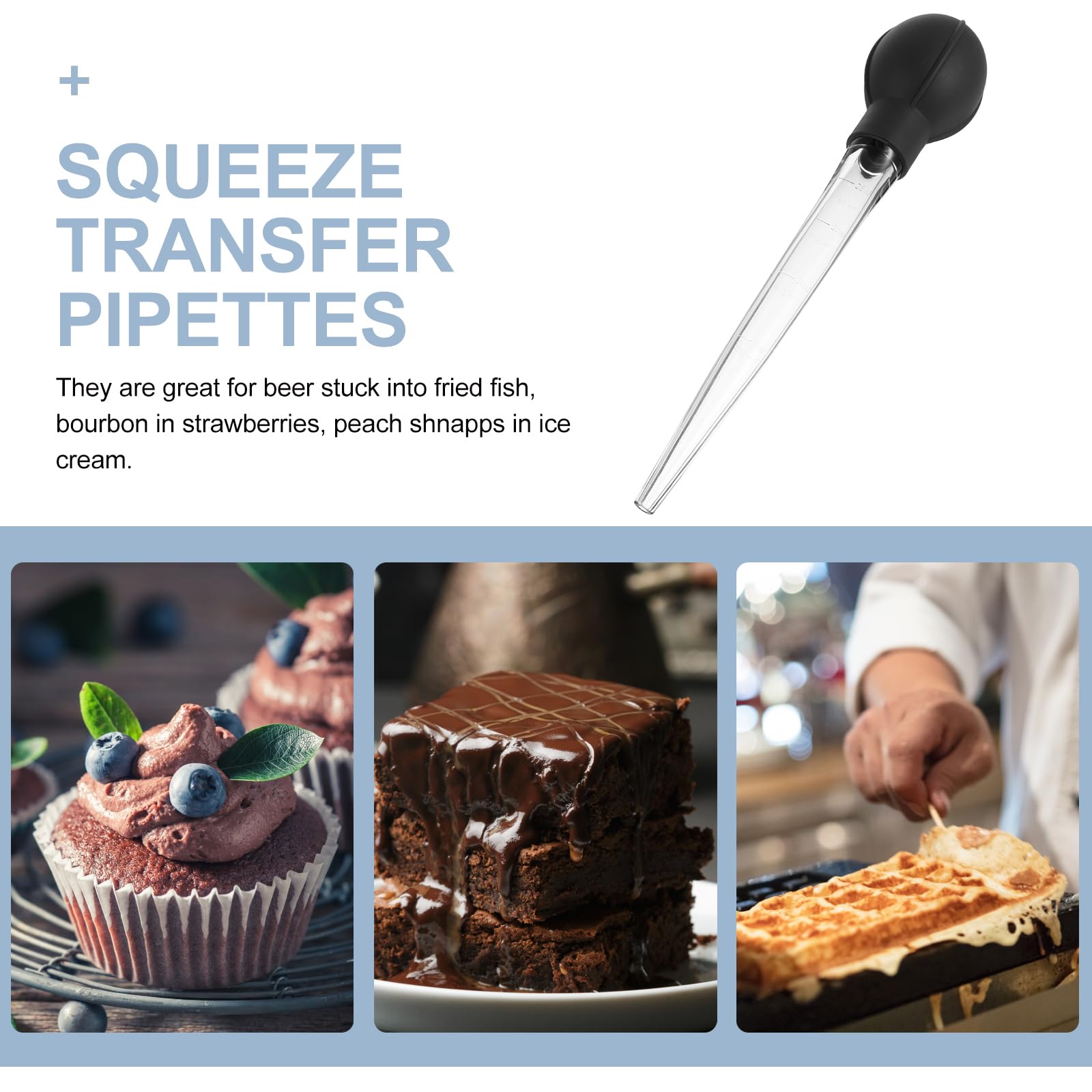 Pipetta Grande Da 30ml Con Contagocce - Perfetta Per Cucina, Oli E Zucchero | Strumento Di Precisione - Foto 4