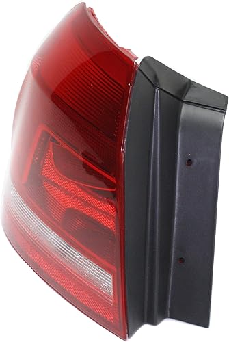 Miniatura 2 de Evan Fischer Conjunto de luz trasera exterior del lado del conductor compatible con Volkswagen Passat 2012-2015 con bombilla