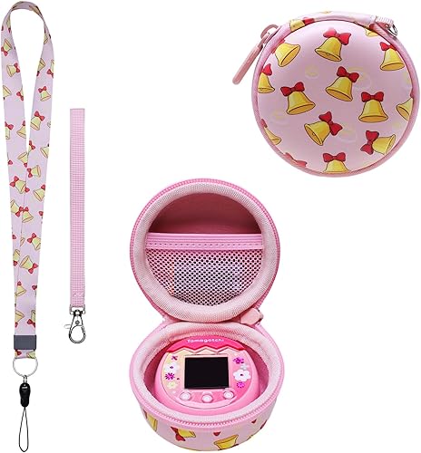 LTGEM - Funda compatible con Tamagotchi Pix/Original/Nano X/Hello Kitty/Uni, funda protectora de almacenamiento para mascotas electrónicas con Rosa