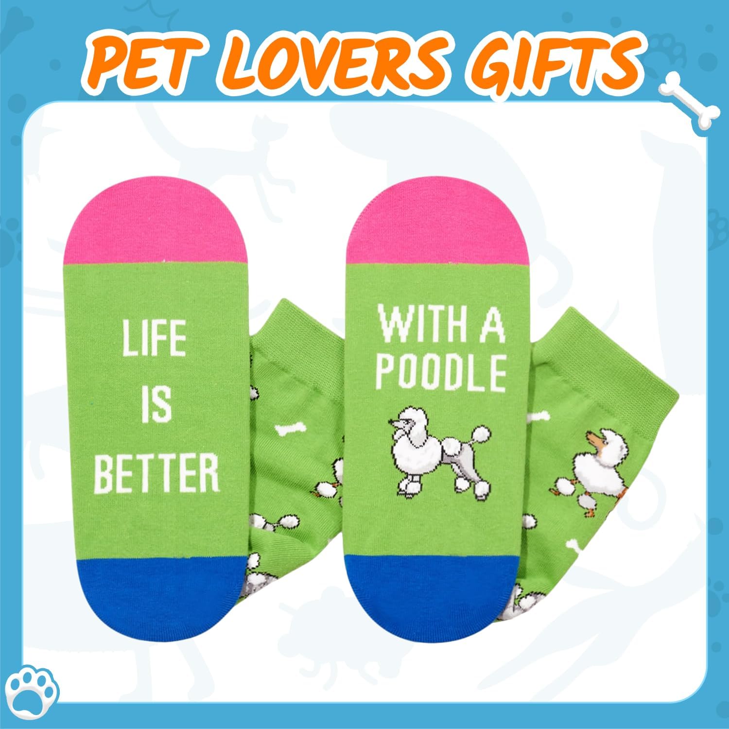 Funny Dog Sock for Women Men - Corgi Golden Retriever Gift, Shepherd Boston Chihuahua Sock - Image 4