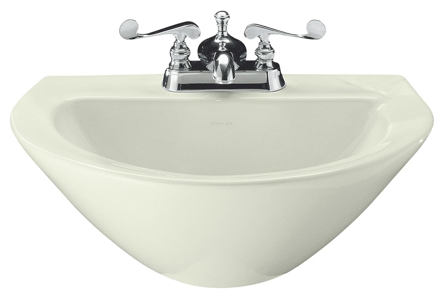 KOHLER K21764NG Parigi Pedestal Bathroom Sink Basin with 4" Centers