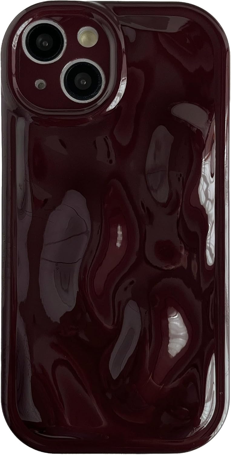 Caseative for iPhone 14 Case, Wine Red