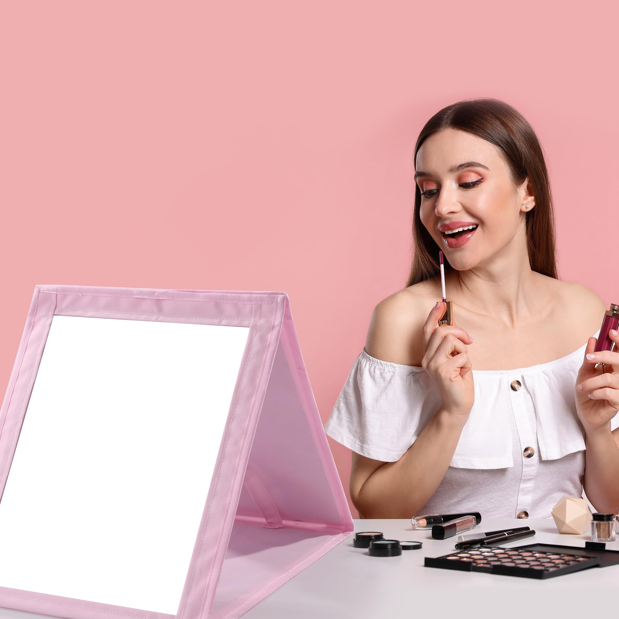 ROYALAY Foldable Full Length Mirror with Handle - Portable Travel Mirror