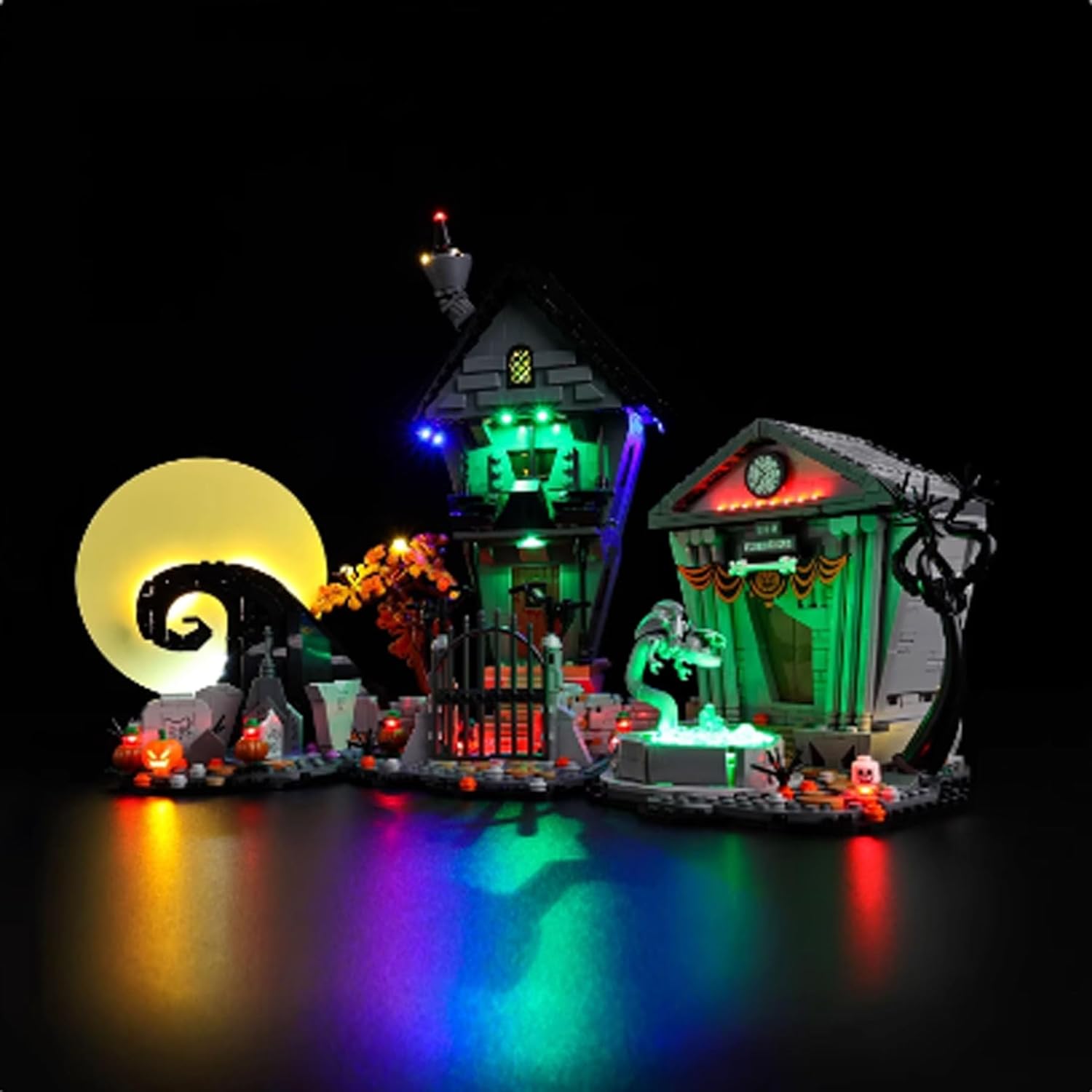LED Lighting Kit Compatible with Lego 21351 A Christmas Eve Nightmare Series LED Light Set (Model Kit Not Included - Lighting Components Only) (Remote Control Version)