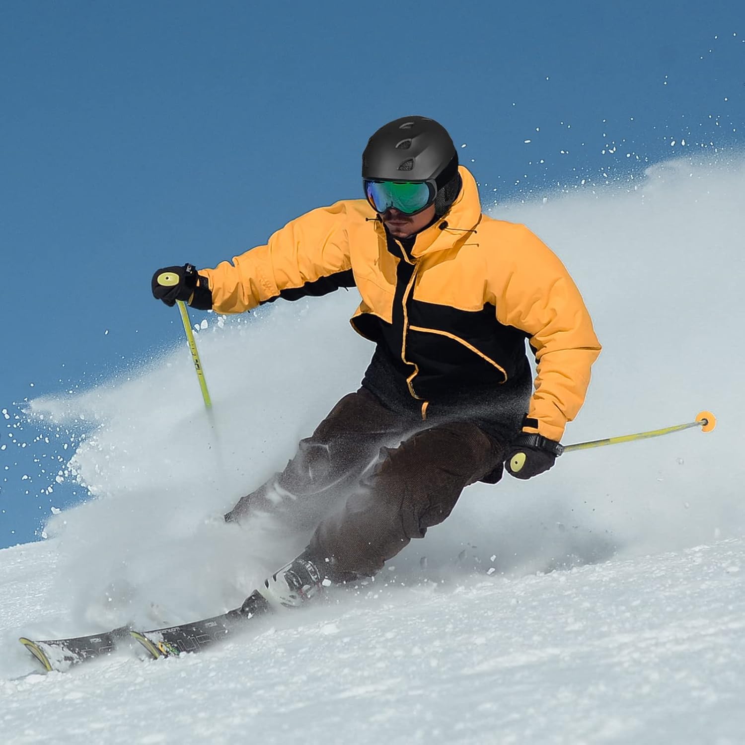 ILM Ski & Snowboard Helmet for Adult Men Women, Youth & Kids Snow Sports Snowboarding Helmets Goggles Compatible Model S1-17