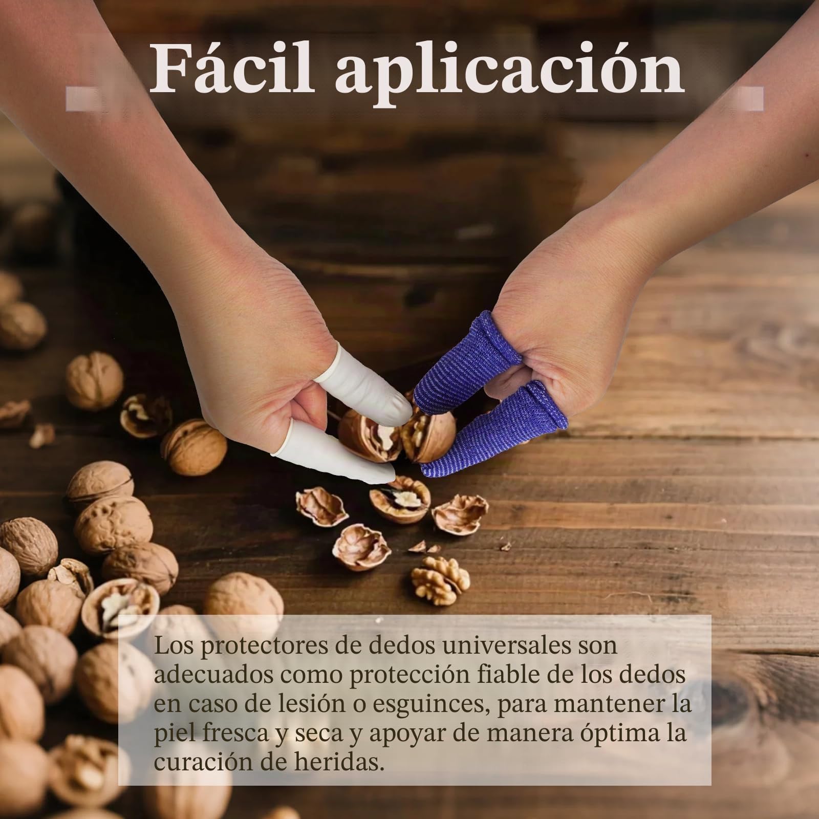 60 Piezas Vendaje De Dedo ApóSitos Para Dedos, Azul Venda Tubular Dedos Dediles Y Blanco Vendas Para El Pulgar, ProteccióN De Dedos En Lesiones, Vendas Tubulares Transpirables para Trabajo, Cocina
