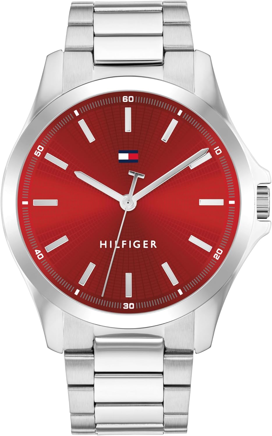 Tommy Hilfiger Men's 3H Quartz Watch, Stainless Steel Bracelet