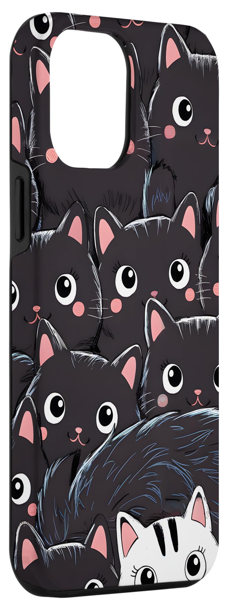 Cute Cats Adorable Cat Case for iPhone 12 Pro Max - Image 3