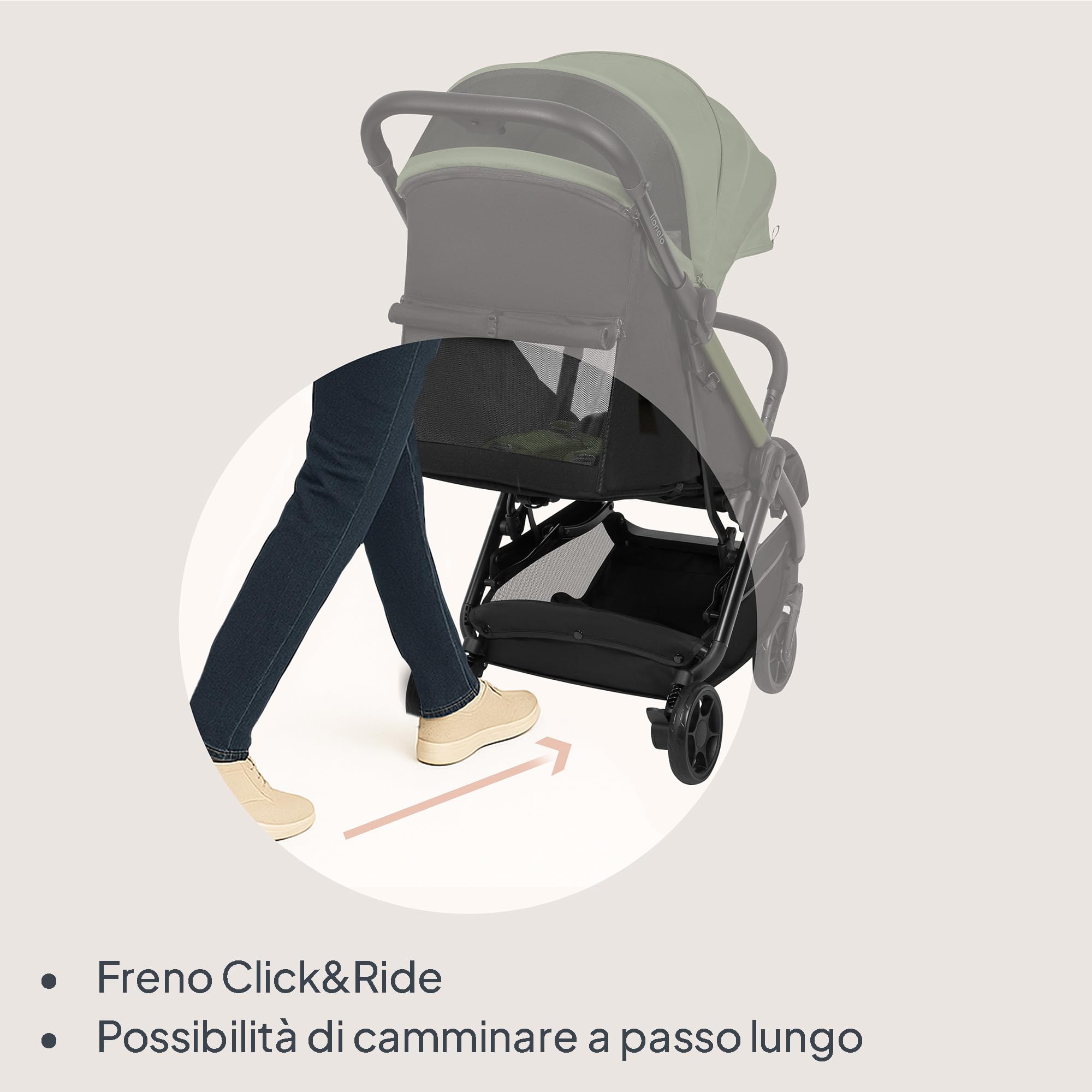 LIONELO Julie Air Passeggino da Viaggio Compatto per Aereo fino a 22 kg | Da 6 Mesi a 4 Anni, Leggero, Ruote Girevoli 360° con Sospensione, Chiusura a Una Mano, Schienale Regolabile, Tettuccio UPF50+