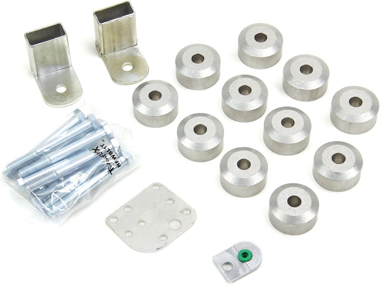 TeraFlex 1942100 TJ 1" Body Lift Kit Aluminum