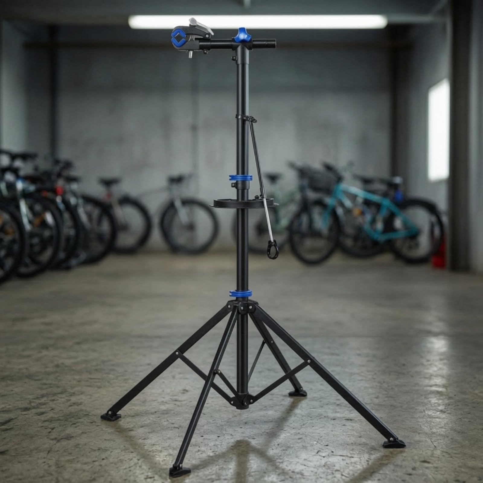 Reparación Bicicletas con Banja Resisn Reparación Bicicletas Plegable Compacto para Eniastas l Ciclismo, Garaje,
