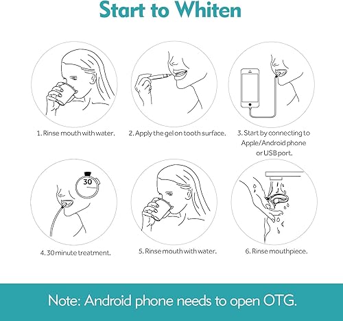 Miniatura 4 de Luz aceleradora de blanqueamiento de dientes 16 veces más potente luz LED azul bandeja de boca para blanqueamiento de dientes bandejas de luz